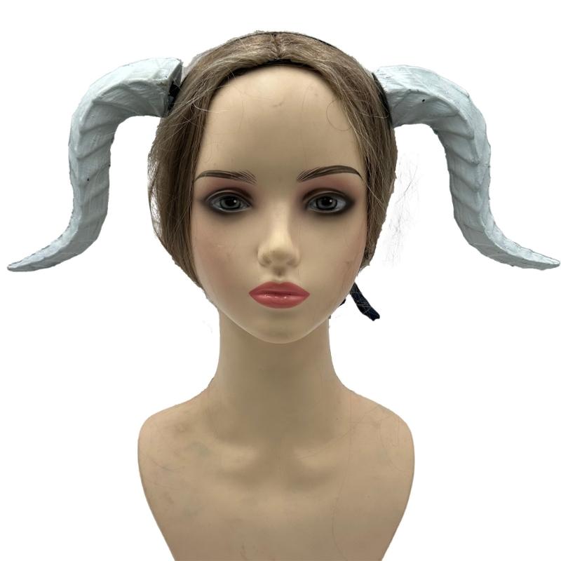 Fashion Devil Horns Headband,Devil Costume for Women Girls,Halloween Fancy Dress Cosplay Hairband