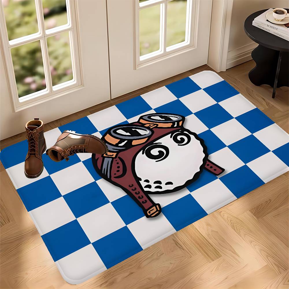 M-Malbon Luxury Long Rugs Nordic Style Bedroom Living Room Doormat Home Balcony Anti-Slip Toilet Rug