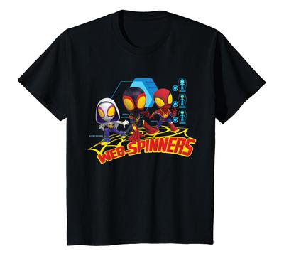 Kids' Marvel Spidey and His Amazing Friends Web-Spinners Data T-Shirt