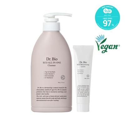 Eco All-in-one Cleanser 500ml + Lotion 100ml