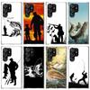 Hunting Fishing Man Phone Case For Samsung Galaxy S23 S24 S25 Edge S26 Ultra S22 + S21 Plus S20 FE Cover Silicone Print Shell Ga