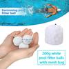 Schwimmbadfilterbälle Wiederverwendbare Faserkugeln Ersatz für Sandfiltersystem Wasserreinigung und -aufbereitung
