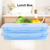 800ml Silicone Collapsible Portable Lunchbox Bowl Folding Food Storage Container Green