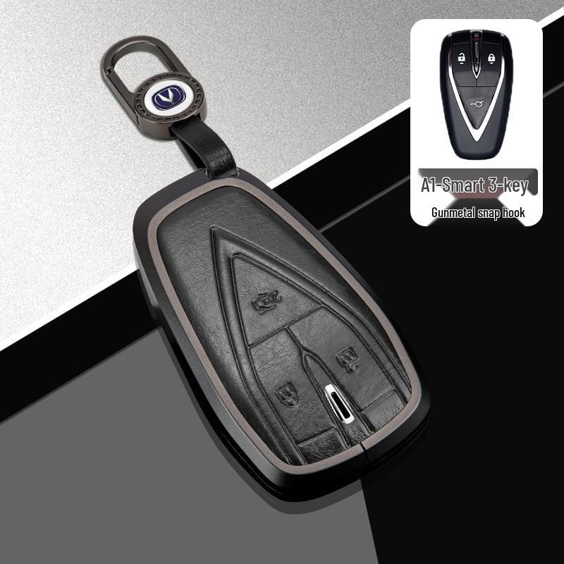 Changan Car Key Cover for Third Gen CS75 Plus, Yidong Plus, CS55, and CS35 Plus