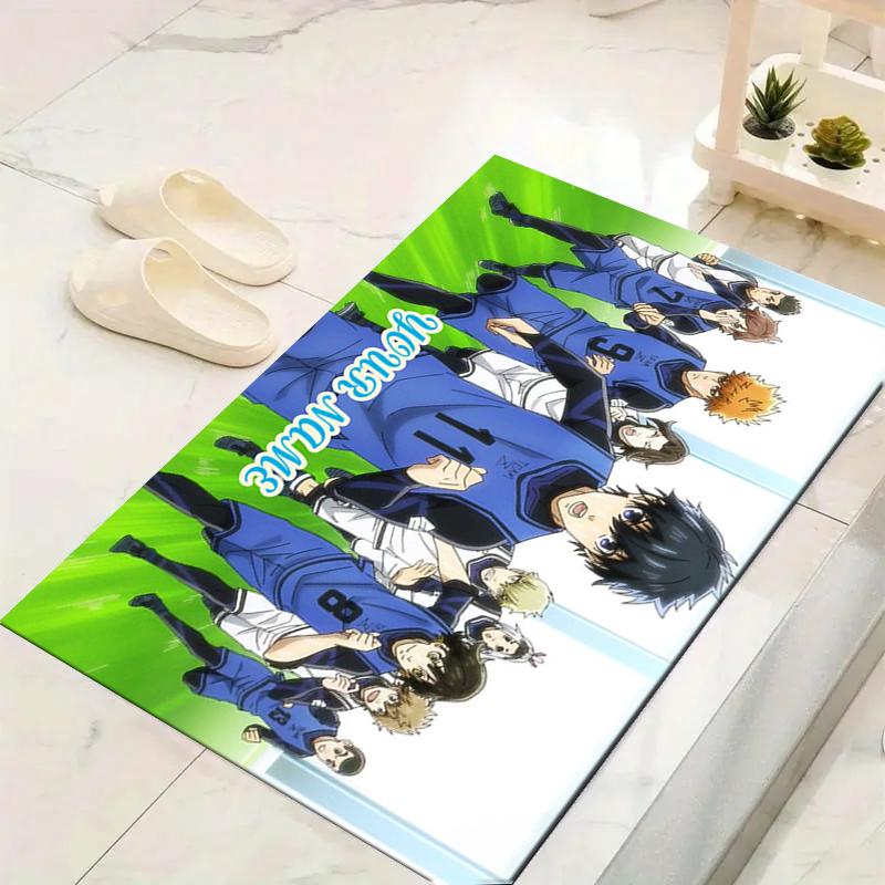 Custom 1Pc Anime Characters Poster Rug Office Carpet Indoor Outdoor Entrance Doormat Nonslip Soft And Comfortable Living Room D29159