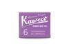 Kaweco Summer Purple Cartridge Ink Genuine Imported Product (6 cartridges) -