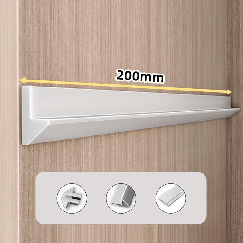 1 шт. Защелкивающийся зажим из алюминиевого сплава Кронштейн для стеклянной полки шкафа из алюминиевого сплава Прочный кронштейн для стеклянной полки Домашняя фурнитура in