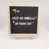 Simple 10x10 Inch Wooden Letter Message Board DlY Felt  Letter Board Changeable Symbols Blackboard Home Decorations