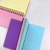 Simple, Thick and Tearable Multifunctional Coil This Candy-colored Horizontal Line Student Portable Notebook Message Index Card