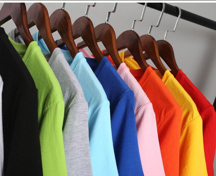 Men's Casual Solid Color Short Sleeve T-Shirt - Polyester Silk Cotton Blend