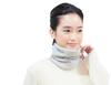 Silk Neck Warmer for Cold Weather Made In Silk Inside the Soft and Gentle To Keep Your Neck SUNAYAMA Sunayama Socks 9215IJ Gray