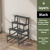 Gardens Indoor Plant Rack Stainless Steel Metal Waterproof Flower Step Display Stands Multi-Layer Ladder Shelf
