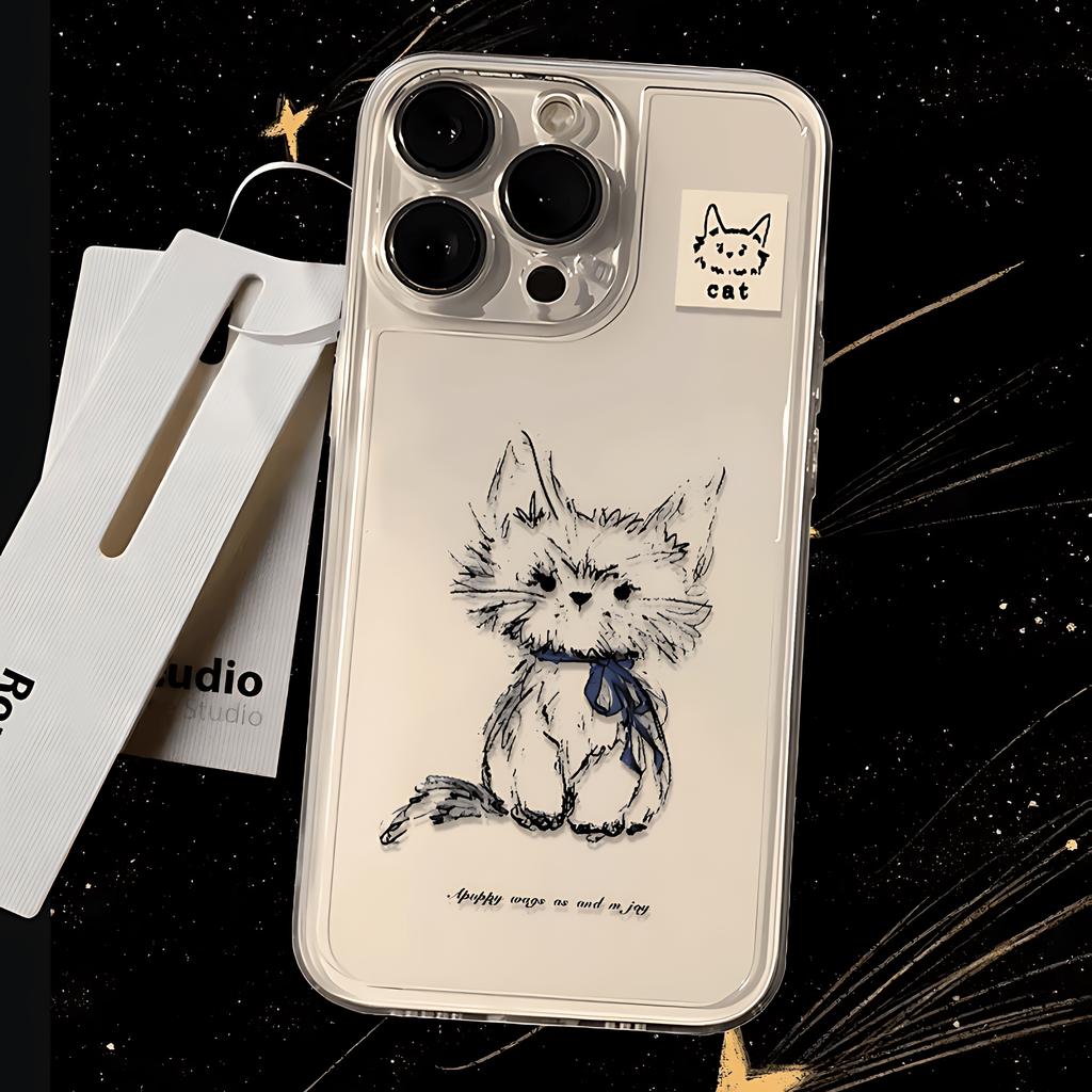 Sloppy Kitten Phone Case for Huawei Honor X7d X9d X9a X9b X8b X7b 90 20 Nova 9 7 7i P40 P30 SE Lite 4G 5G Clear Soft TPU Cover