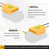 Battery Adapter with Switch Compatible with Dewalt 20V Battery, Over-Discharge Protection Converter Kit for DIY Rc Car Toys Robotics and Rc Truck,