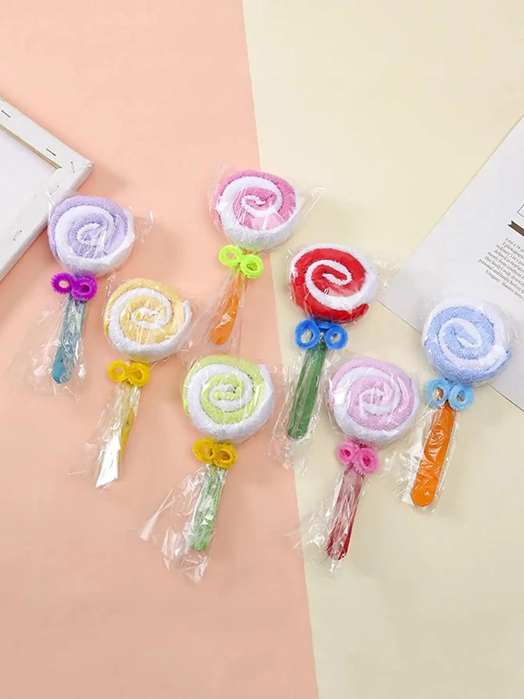 

1/3/5 шт. - Креативный подарок торт на День святого Валентина, полотенце, леденец, свадебный подарок, подарок на день рождения, свадебный подарок - случайный цвет 20cm*20cm