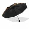 1pc Lion Mandala Automatic Folding Umbrella, Lightweight Retractable Compact Travel Umbrella, 8-Rib Sturdy Frame146