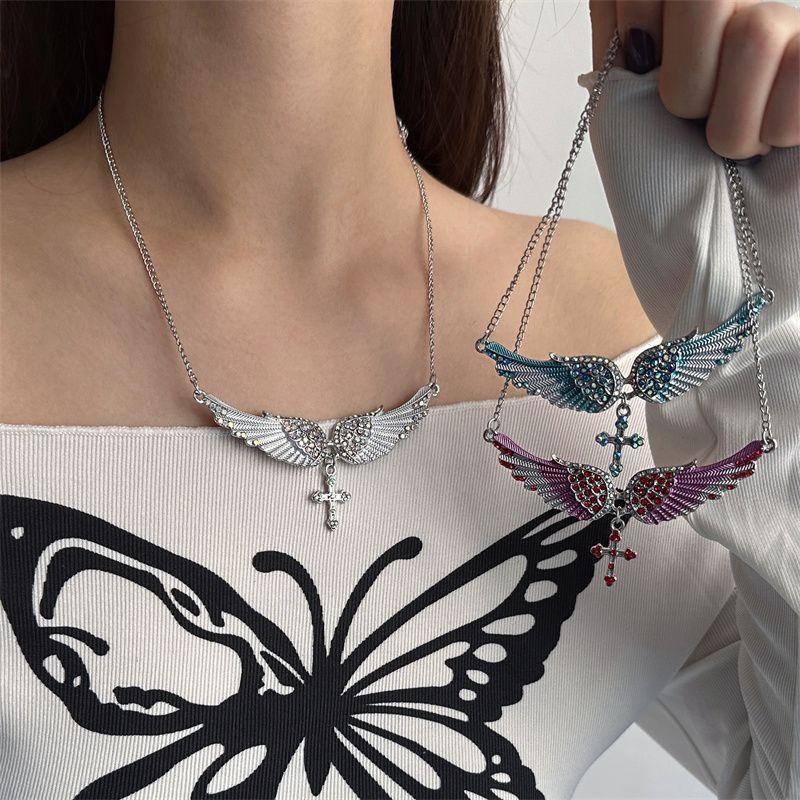 Personalized Angel Wings Necklace Super Flash Angel Wings For Men And Women Fashion Party Match
