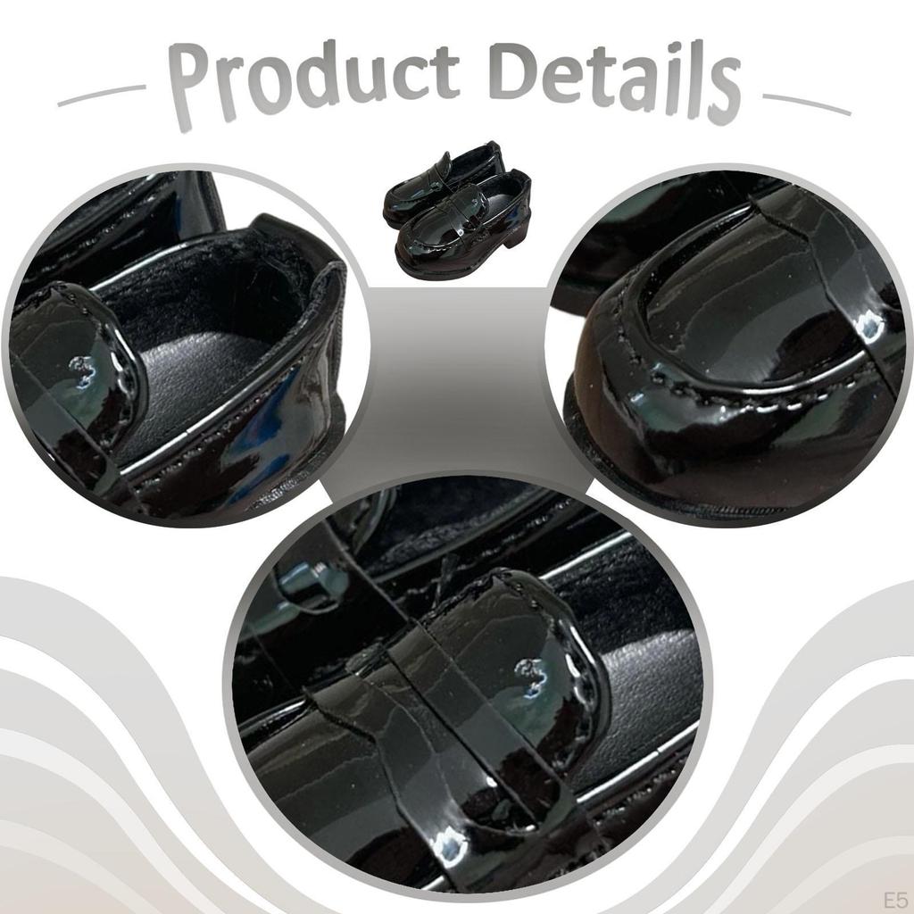 1/4 BJD Doll Shoes 16inch-18inch Collectible Women Action Figures Miniature Model Decoration Loafers