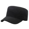Mens Allseason Flat Top Cotton Hat With Embroidered Letters For Casual Sun Protection