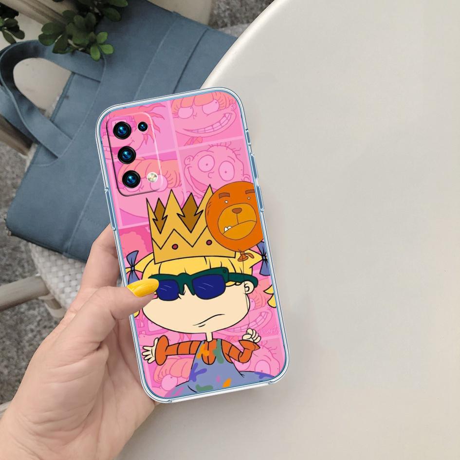 

LO82 R-Rugrats Soft Shell Transparent Phone Case for Motorola Moto Edge 20 30 40 50 S30 Fusion Ultra Pro Neo Lite + G200 G23 Motorola Edge 40