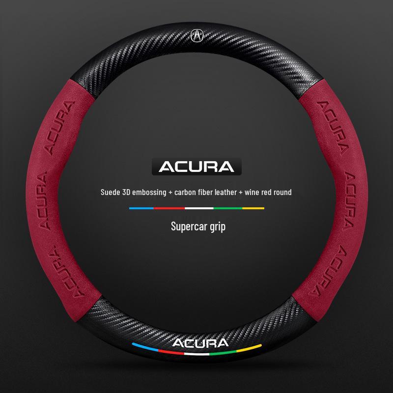 Acura CDX 2016-2021 Ultradünne Carbonfaser Wildleder Lenkradabdeckung