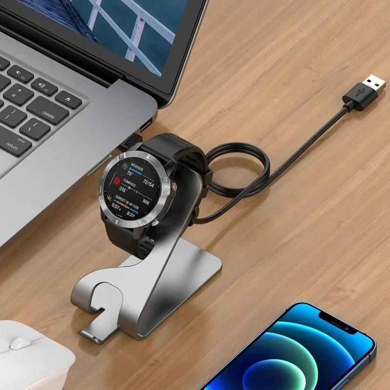 Nabíjecí stojánek pro Garmin Epix/Epix Gen 2 Pro Vivoactive 5 Venu 3/3S Forerunner 165/265/965 Fenix 8/7/E Nabíjecí dokovací stanice