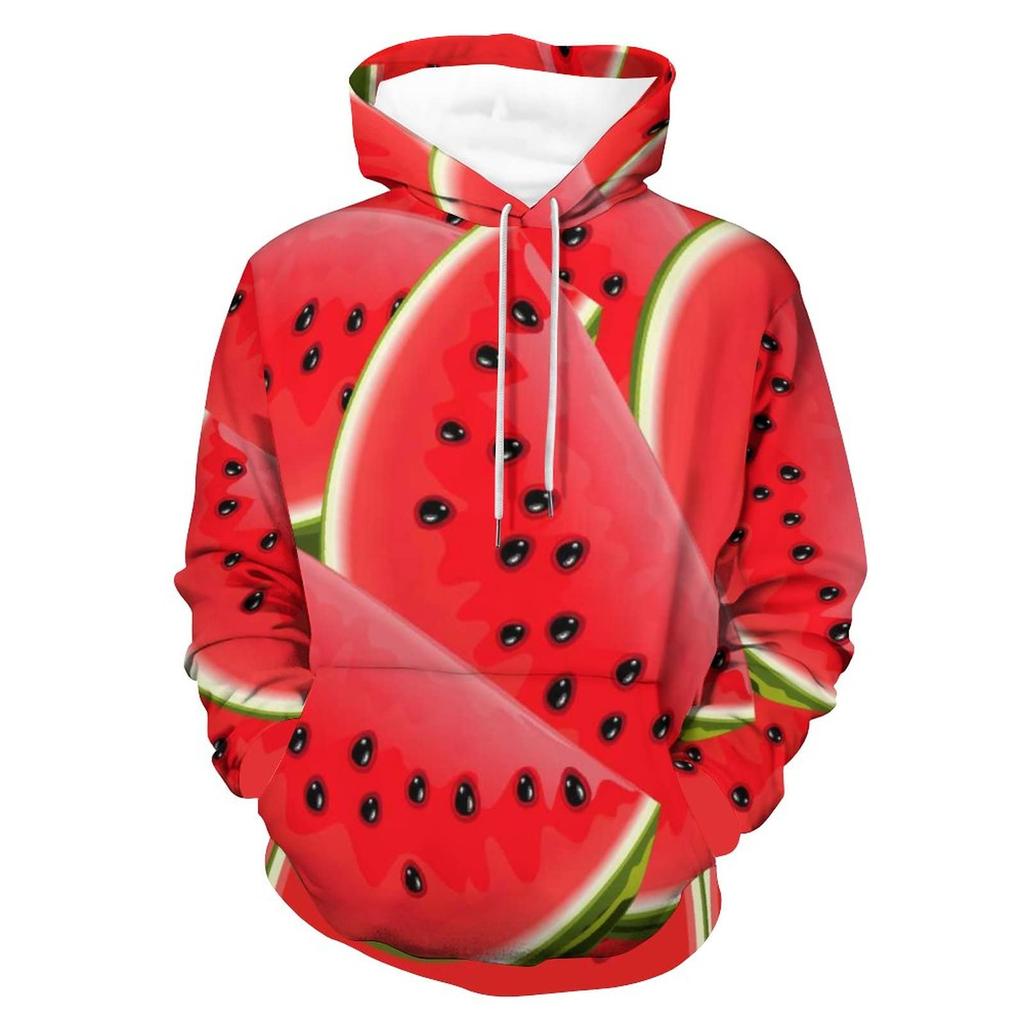 Nové melounové mikiny Kiwi ovoce 3D potisk Pánské Dámské Streetwear Mikiny s kapucí Nadměrné svetry Dětské topy Unisex oblečení