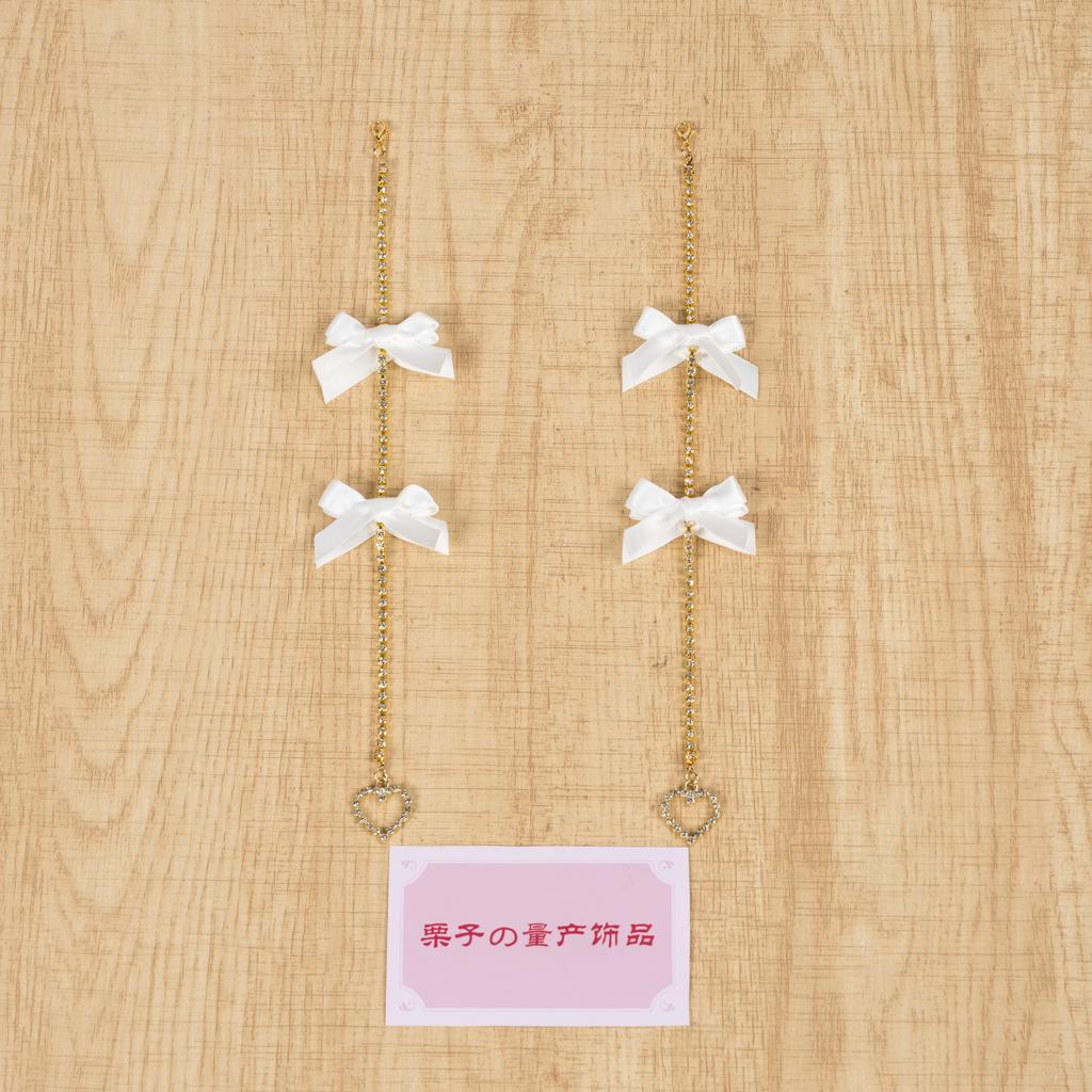 Tassel Bow Gem Lace Headband Girl Sweet Cute Japanese and Korean Lady Headbands for Women