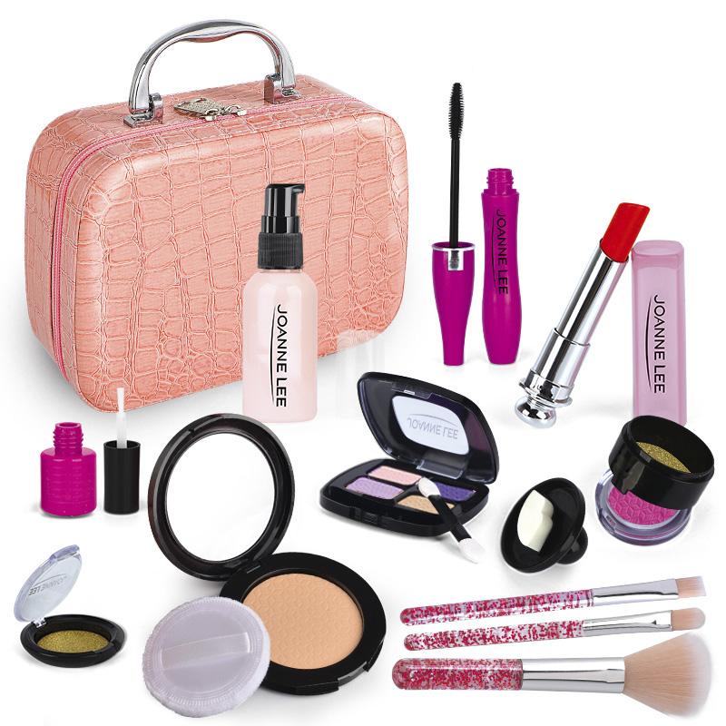 Non-Toxic Kids Toys Simulation Cosmetics Set Pretend Makeup Toys Children Play House Simulation Make Up Educational Toys For Children Fun Game