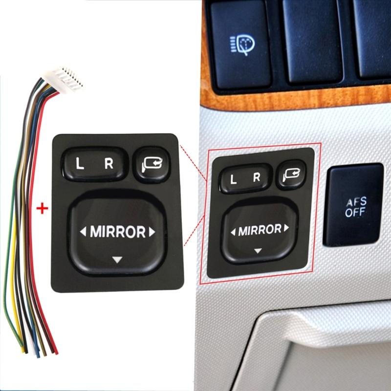 Electric Rear View Folding Glass Control Switches Button 8487252040 Replacemnet Easy to Install Vehicle Accessories