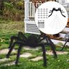 Halloween Spinnendekoration 5m Dreieckige Spinnweben 125cm Riesig Realistisch Flexibel