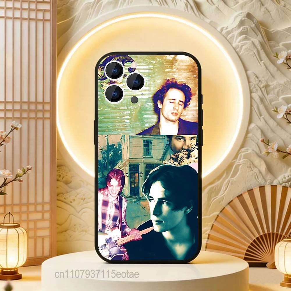 SINGER J-Jeff B-Buckley Grace Phone Case For iPhone 17,16,15,14,13,12,11,Pro,Max,Plus,E,Air,Mini Protective Black Cover