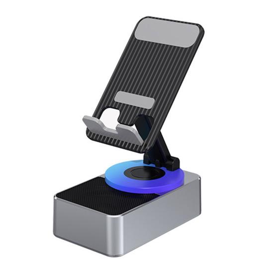 

Подставка для телефона Audio Power с длительным сроком службы, совместимая с Bluetooth, вращающаяся подставка для телефона с Bluetooth серый