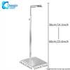 Adjustable Stainless Steel Floor-Standing Bag Display Stand for Women's Bags