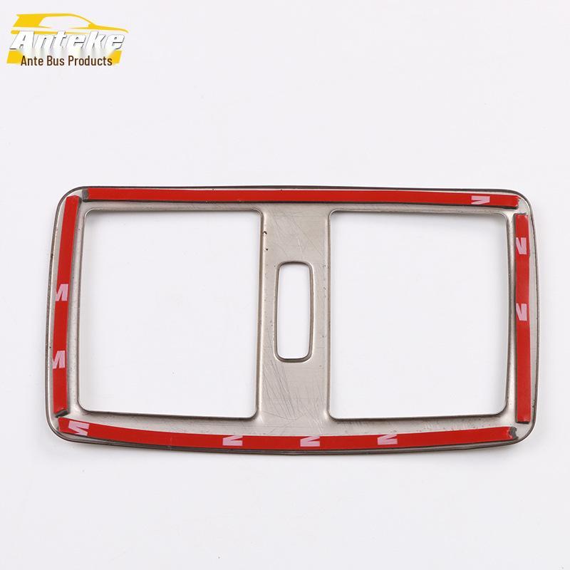 Rear Row Air Outlet Decorative Frame for 16 X1 - Third Row AC Vent Sequin Sticker Accessory