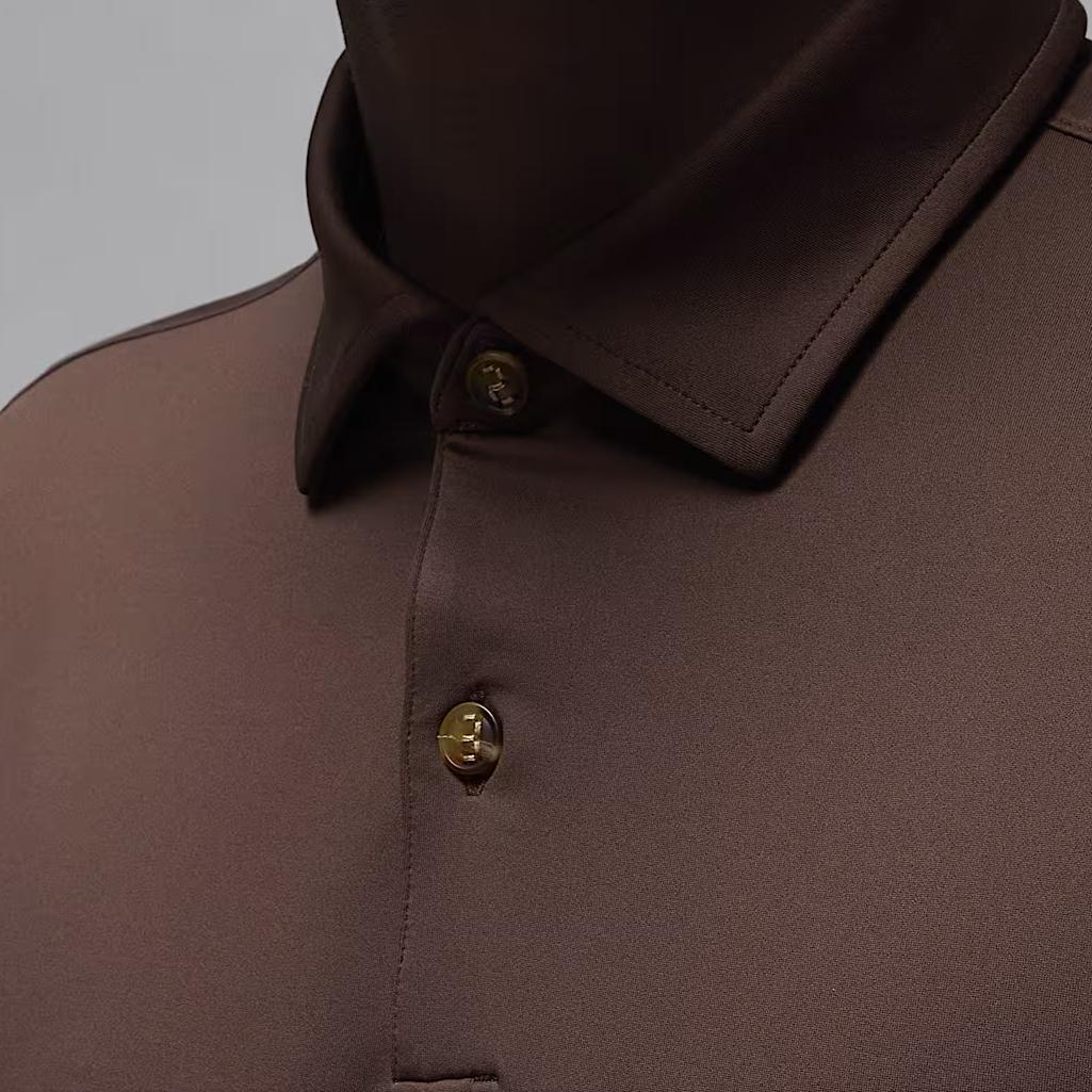 

Jordan Спортивная Мода Удобная Простая Футболка-поло с коротким рукавом Мужские топы Барокко-Коричневый HQ8479-237 S