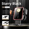 Mini Auto Clamping Car Wireless Charger Smart Sensor 15W Fast Charging Air Vent Phone Mount for iPhone 17 16 15 14 13 12 Samsung
