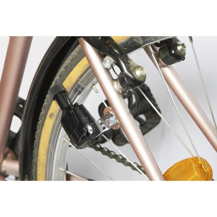 Dynamo Pour Vélo - DURCA - 3W - Noir - Mixte - Vélo Loisir