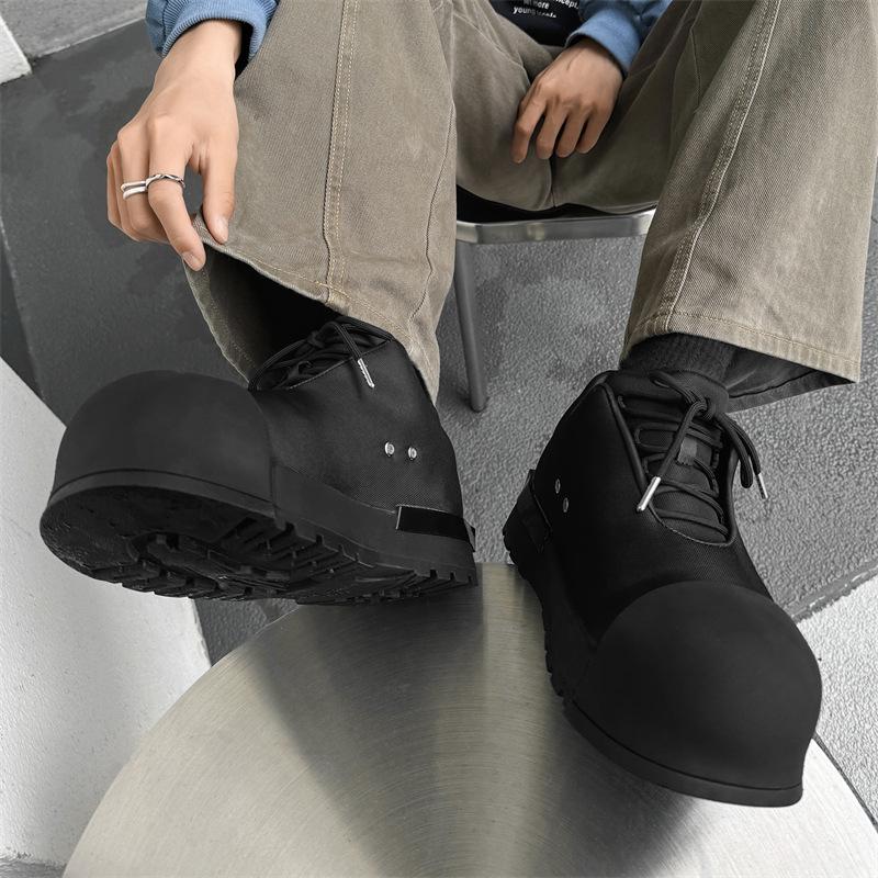 American Mickey big head shoes men and women niche couple thick sole heightening dad shoes couple 3737-1737-J