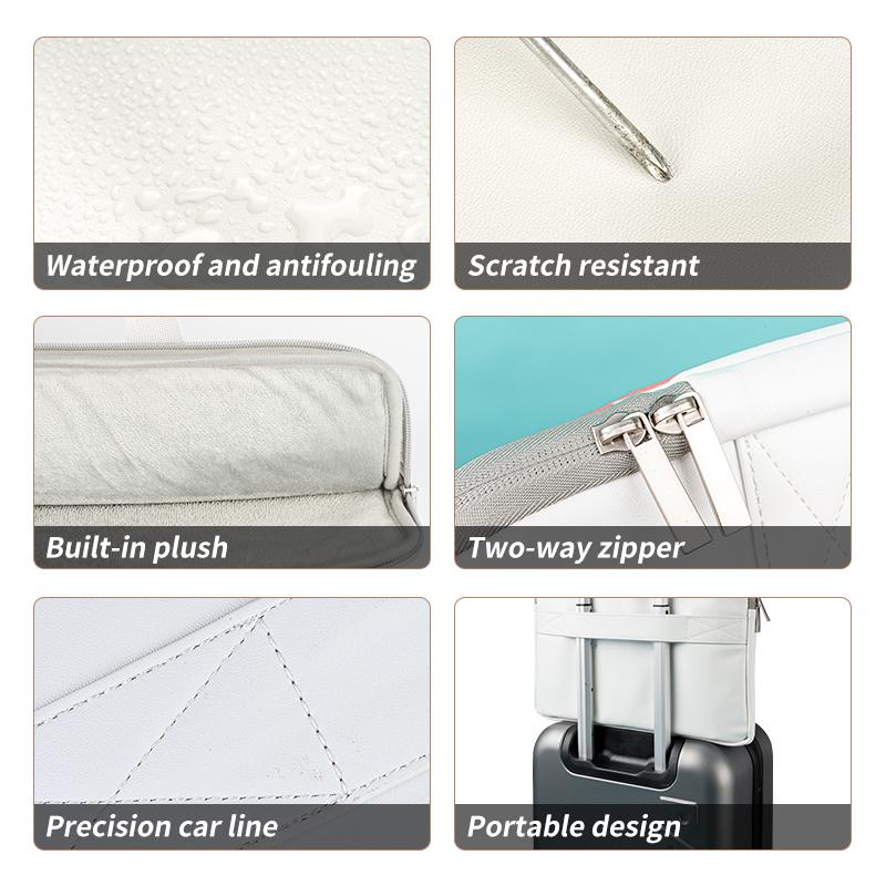 Torba na laptopa DIY Etui na komputer PU Torba na ramię do laptopa Wielofunkcyjna 12 13.3 14 15.6 17.3 cala dla Macbooka/HP/Lenovo/Acera