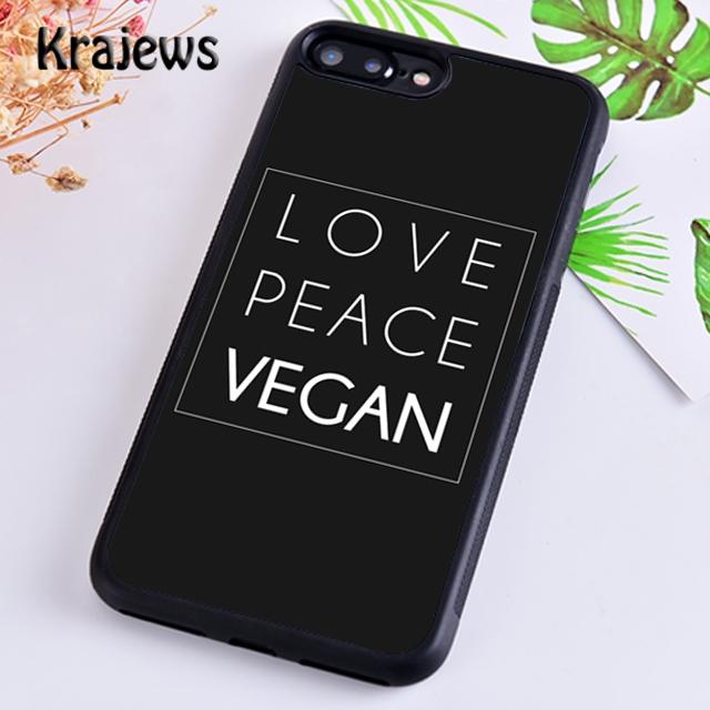 

Krajews Keep Calm and Go Vegan Чехол для телефона для iPhone 14 5 6s 7 8 plus 11 12 13 pro X XR XS max Samsung Galaxy S21 S22ultra Samsung S22ultra