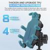 Shockproof Aluminum Alloy Bike Smartphone Stand Anti-Theft Flexible Adjustable Height Sunshade Phone Holder for Motorcycle