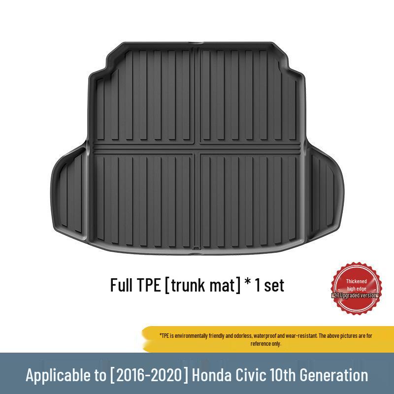 TPE Floor Mats & Trunk Liner for 2016-2024 Honda Civic (10th/11th Gen)