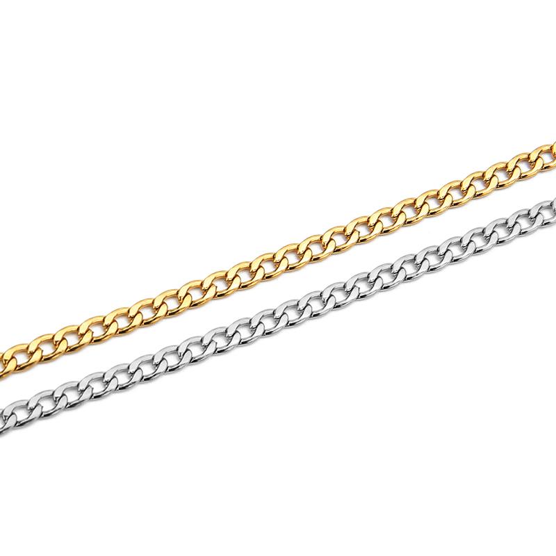 2meters Stainless Steel Link Box Ball Bead Chains Bulk Metal Necklace Bracelet Chains Lot Jewelry Making Supplies Accessories