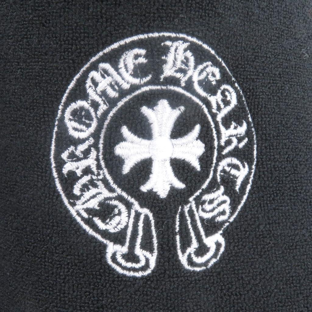 Great CHROME HEARTS Other Shoes HOTEL SLIPPER Horseshoe Logo Embroidered Used