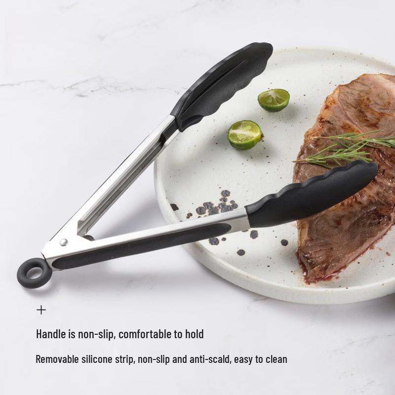Silicone Head Food Tongs for Cooking