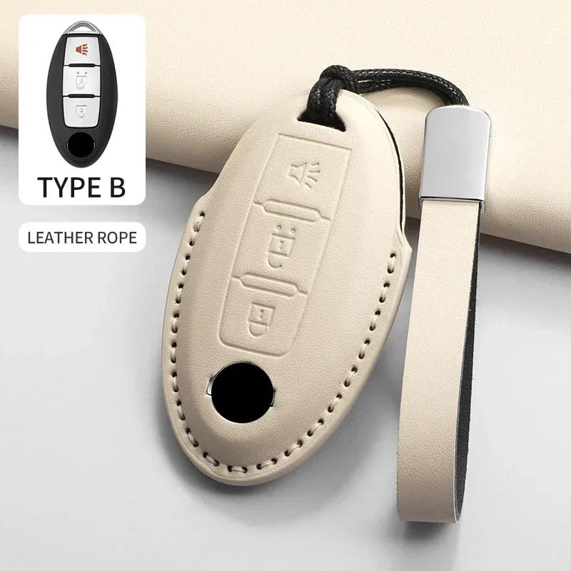 Autoschlüsselhülle Abdeckung Schale Fob für Nissan J11 J10 Versa Maxima Altima Rogue Sentra Murano Trail für Infiniti FX35 QX60 Autoschlüsselanhänger