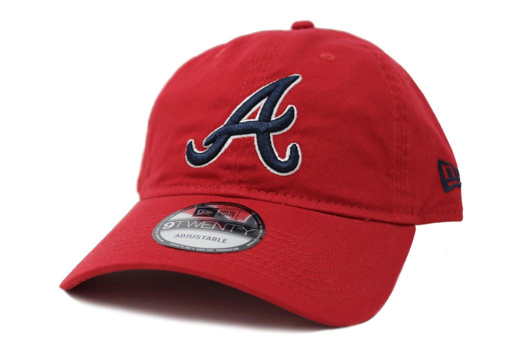 New Era 9TWENTY MLB Atlanta Braves Cap Free Size (Scarlet)