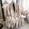 Women Scraves Golden-Embroidered Hijab For Muslim Ladies Ideal For Spring Fall Sun-Protective Stylish Headwear Shawl Scraf