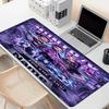 Custom Name Personalized Kpop Demon Hunter Pattern Mousepad, Laptop PC Desk Mat, Decorative Desk Mat for Home Keyboard Pad Gift